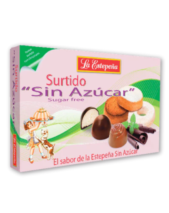 LA ESTEPEÃA SURTIDO SIN AZUCAR CON CHOC. 8x285gr