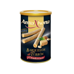 ANTIU XIXONA BARQUILLOS RELLENO DE TURRON 12x200gr