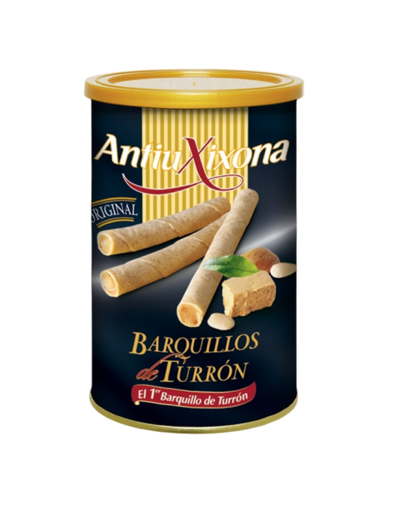 ANTIU XIXONA BARQUILLOS RELLENO DE TURRON 12x200gr