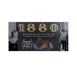 1880 BOMBON CHOC.NEGRO RELL.DULCE LECHE 10x100gr