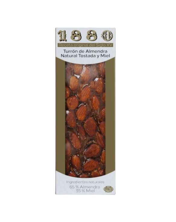 1880 TURRON ART.ALMENDRA NAT.TOSTADA Y MIEL 6x200gr