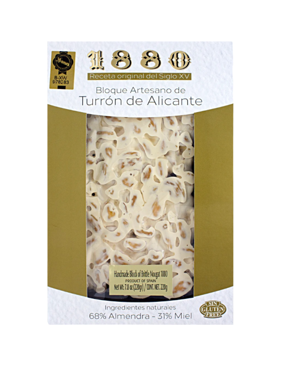 1880 TURRON ARTESANO ALICANTE 6x220gr