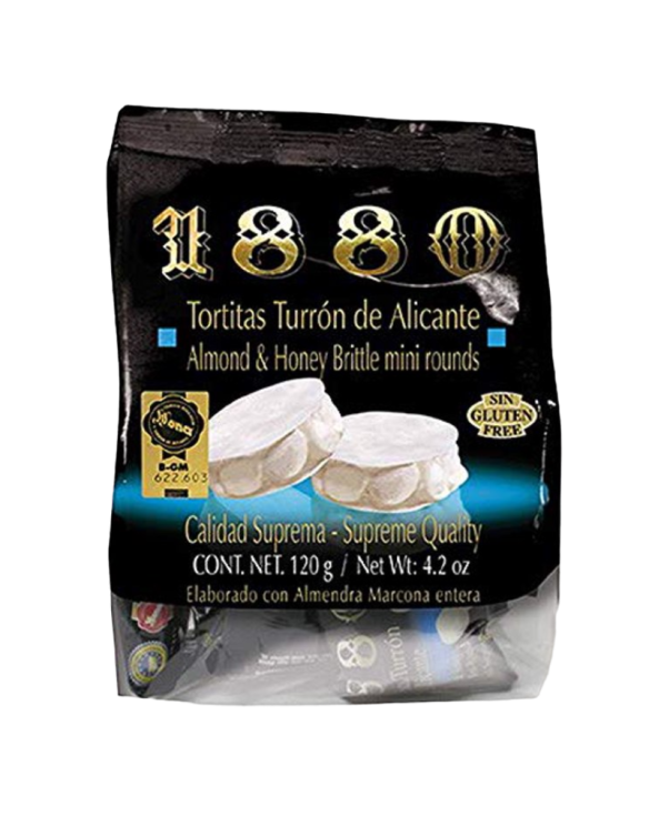 1880 TORTITAS TURRON ALICANTE 10x120gr