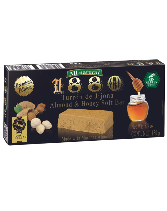 1880 TURRON JIJONA BLANDO & MIEL PREMIUM 15x150gr