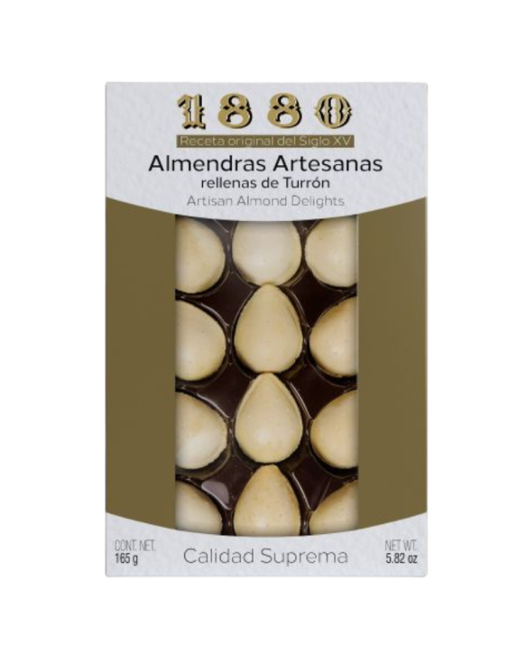 1880 ALMENDRAS ARTESANAS RELLENAS TURRON 6x165gr