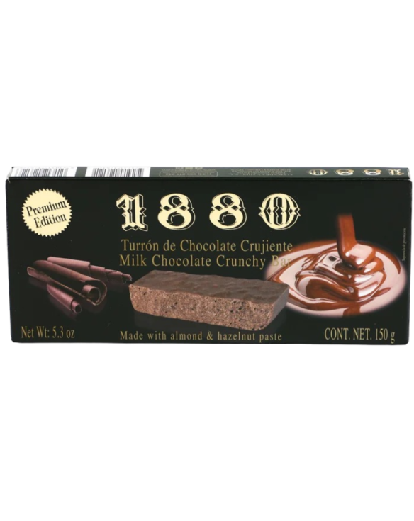 1880 TURRON CHOCOLATE CRUJIENTE 15x150gr
