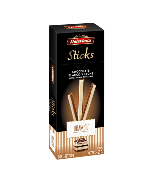 DELAVIUDA STICKS TIRAMISU 12x120gr