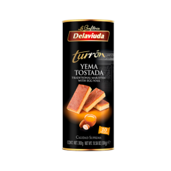 DELAVIUDA PORCIONES TURRON YEMA TOSTADA 12x300gr