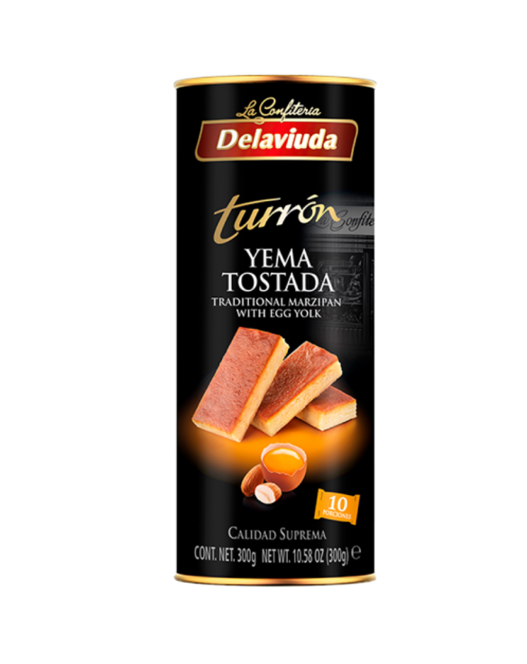 DELAVIUDA PORCIONES TURRON YEMA TOSTADA 12x300gr