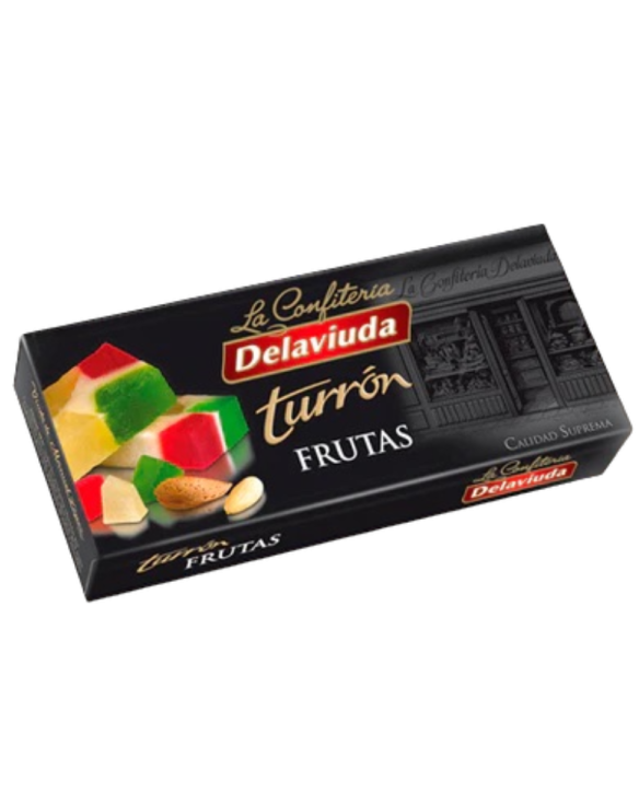 DELAVIUDA TURRON FRUTAS 12x250gr