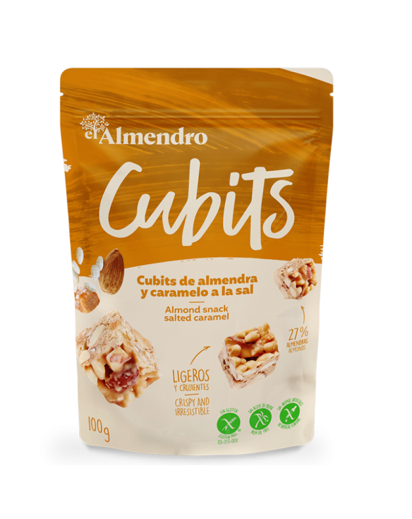 EL ALMENDRO CUBITS CHOC. Y CARAMELO AL SAL 7x100gr