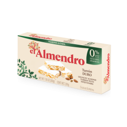 EL ALMENDRO TURRON ALICANTE SIN AZUCAR 12x200gr