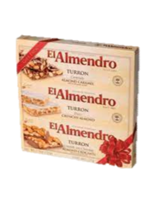 EL ALMENDRO PACK REGALO 3 BARRITAS 12x225gr