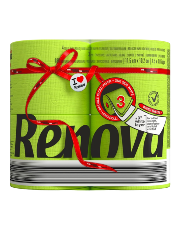 RENOVA PAPEL HIGIENICO RED LABEL MAXI VERDE 5x4und