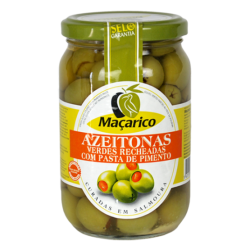 AZEITONA MACARICO VERDE RECH.PIMENTO 12x200gr
