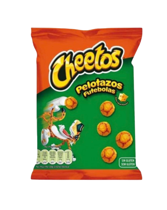 CHEETOS PELOTOZAS FUTEBOLAS S/GLUTEN 30x130gr
