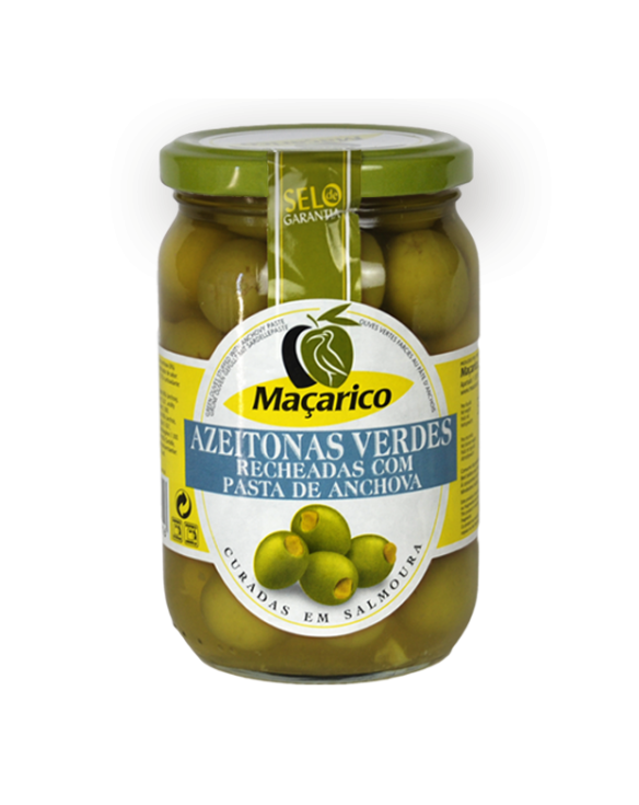AZEITONA MACARICO VERDE RECH.ANCHOA 12x180gr