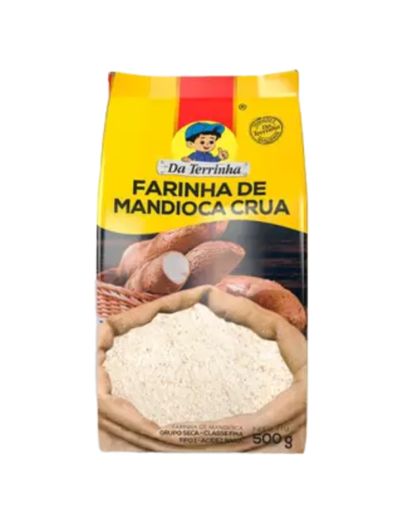 DA TERRINHA FARINHA MANDIOCA CRUA FINA 12x500gr