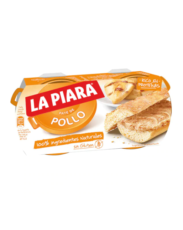PATE DE POLLO LA PIARA 12x2x75gr