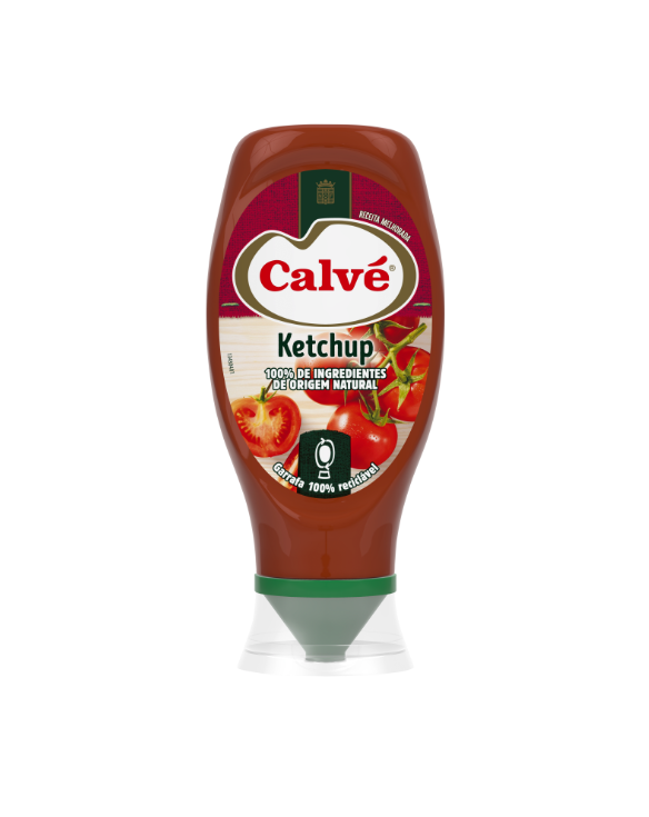 KETCHUP TOP DOWN CALVE 8x275gr
