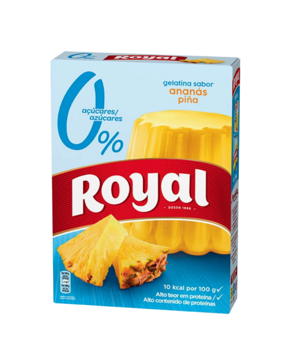 ROYAL GELATINA ANANAS ZERO 12x31gr