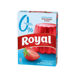 ROYAL GELATINA MORANGO ZERO 12x31gr
