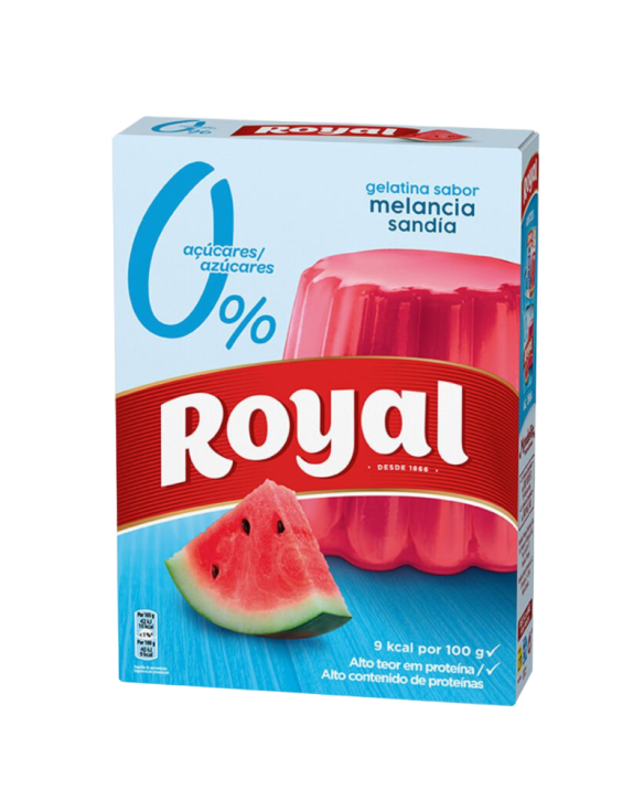 ROYAL GELATINA MELANCIA ZERO 12x31gr