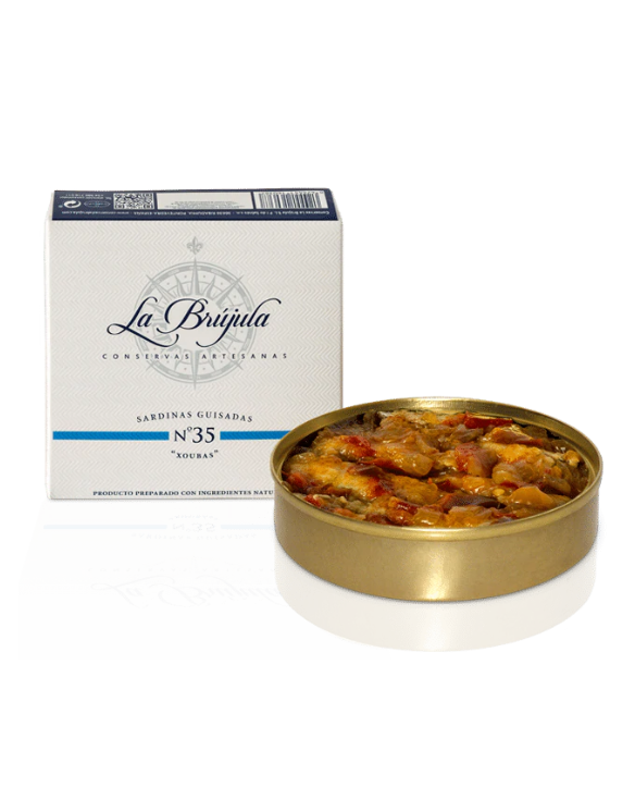 LA BRUJULA SARDINILLA GUISADAS "XOUBAS" 24x150gr