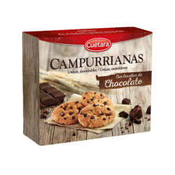 CUETARA GALLETAS CAMPURRIANAS CHOCOLATE 6x450gr
