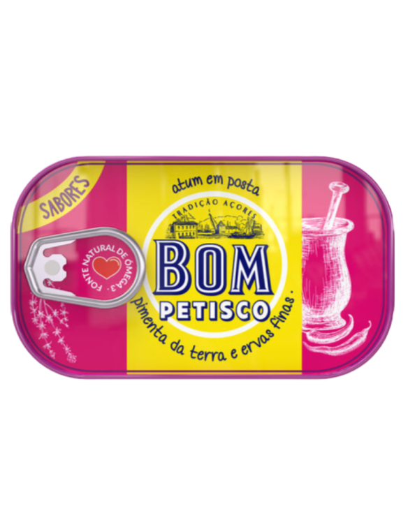 BOM PETISCO ATUM POSTA PIMENTA DA TERRA 30x120gr