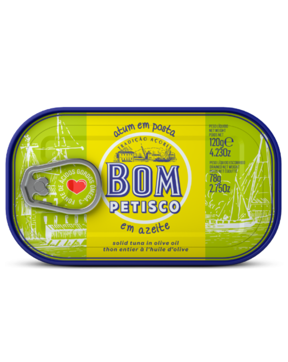 BOM PETISCO ATUM EM AZEITE 10x120gr
