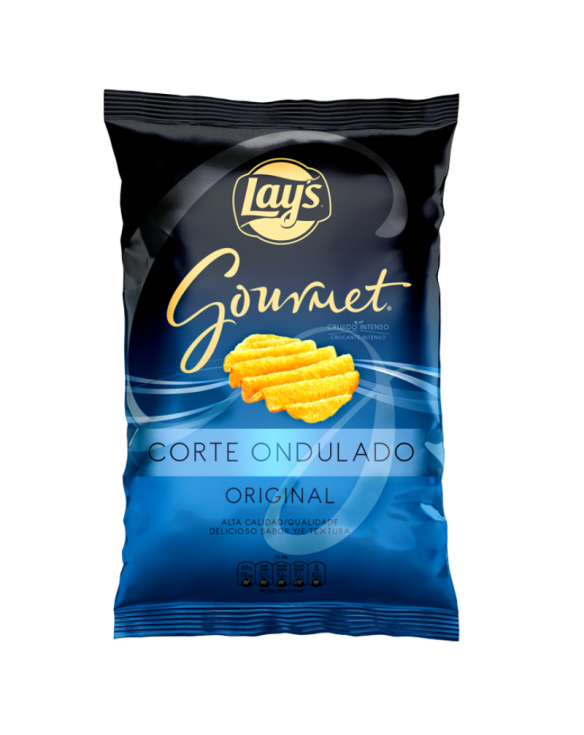 LAYS GOURMET ONDULADO ORIGINAL 12x150g