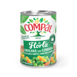 ERVILHAS COM CENOURA COMPAL 6x410gr
