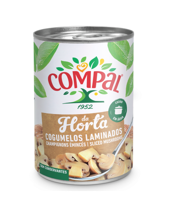 COGUMELOS LAMINADOS COMPAL 12x290gr