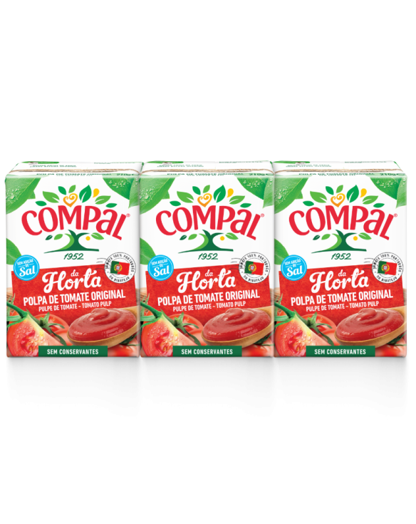 POLPA TOMATE COMPAL TETRA 9x3x210gr