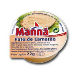 PATE DE CAMARAO MANNA / 100X22GR - P