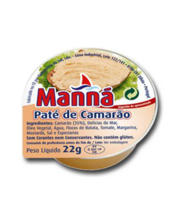PATE DE CAMARAO MANNA / 100X22GR - P
