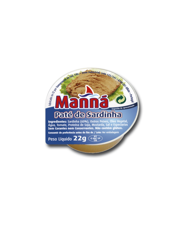 PATE DE SARDINHA MANNA / 100X22GR   - P