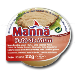 MANNA PATE DE ATUM 100x22gr