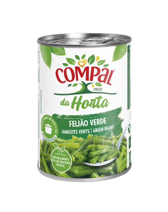 COMPAL FEIJÃO VERDE 12x410gr