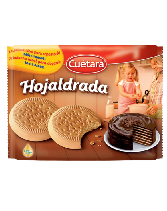CUETARA HOJALDRADA 10x600gr