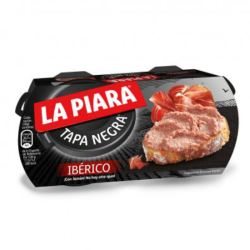 PATE DE JAMON IBERICO LA PIARA 12x2x73gr