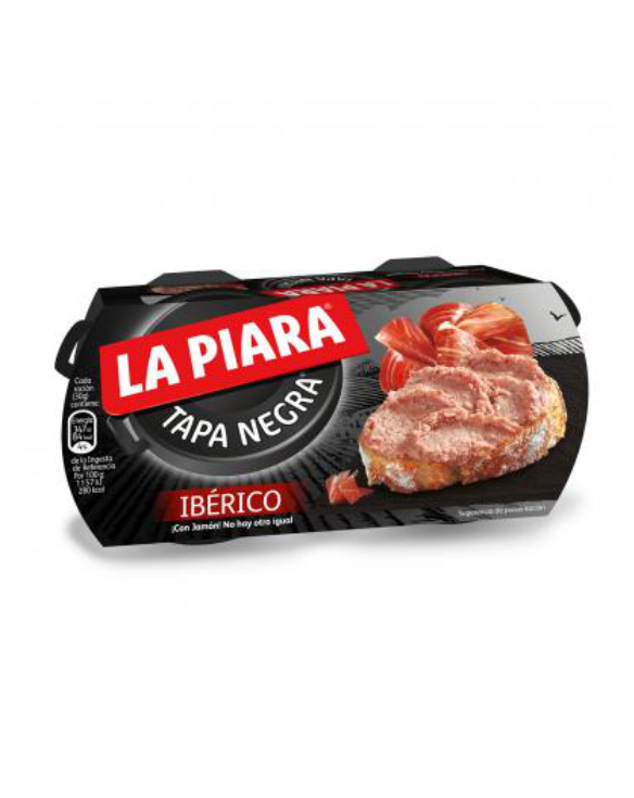 PATE DE JAMON IBERICO LA PIARA 12x2x73gr