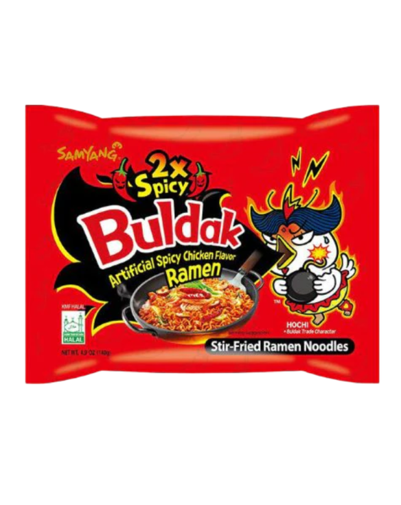 BULDAK 2xSPICY CHIKEN FLAVOUR 5X135g