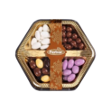 FERBAR CAIXA CRISTAL HEGAGONAL COM AMENDOAS 10x180gr