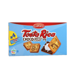 CUETARA TOSTA RICA CHOCO GUAY 18x4x42gr