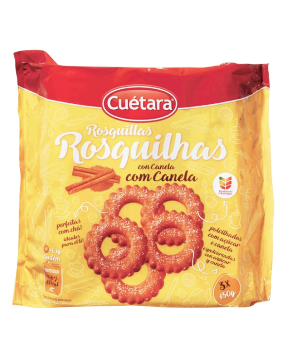 CUETARA ROSQUILLAS CANELA 10x600gr