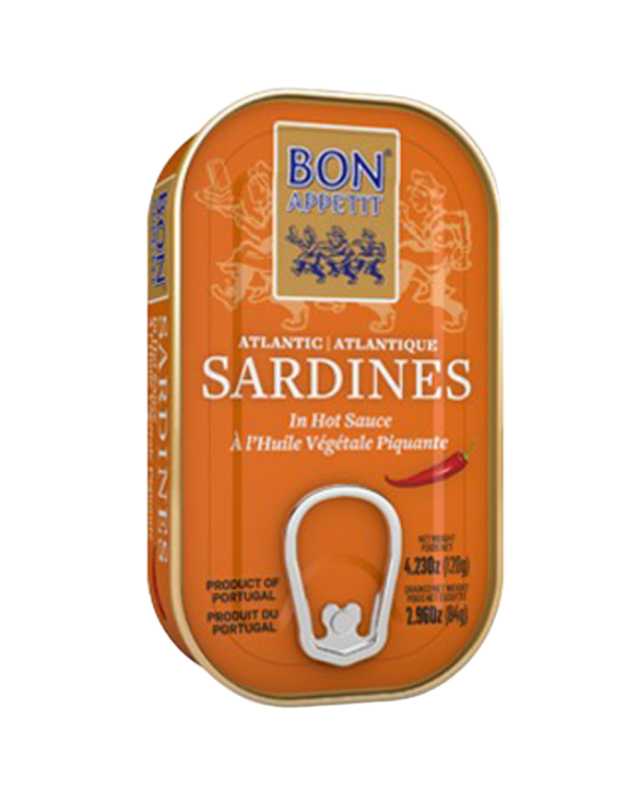 BON APPETIT SARDINHA EM OLEO PICANTE 12x120gr