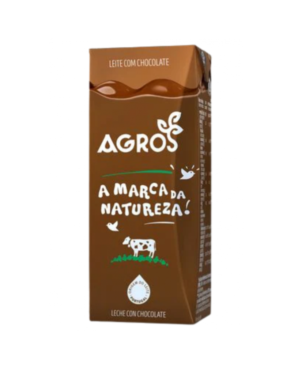 LEITE AGROS C/CHOCOLATE 32x200ml