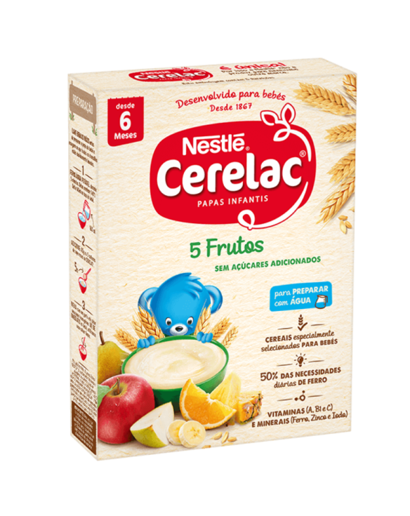 CERELAC 5 FRUTOS NESTLE 9x250gr